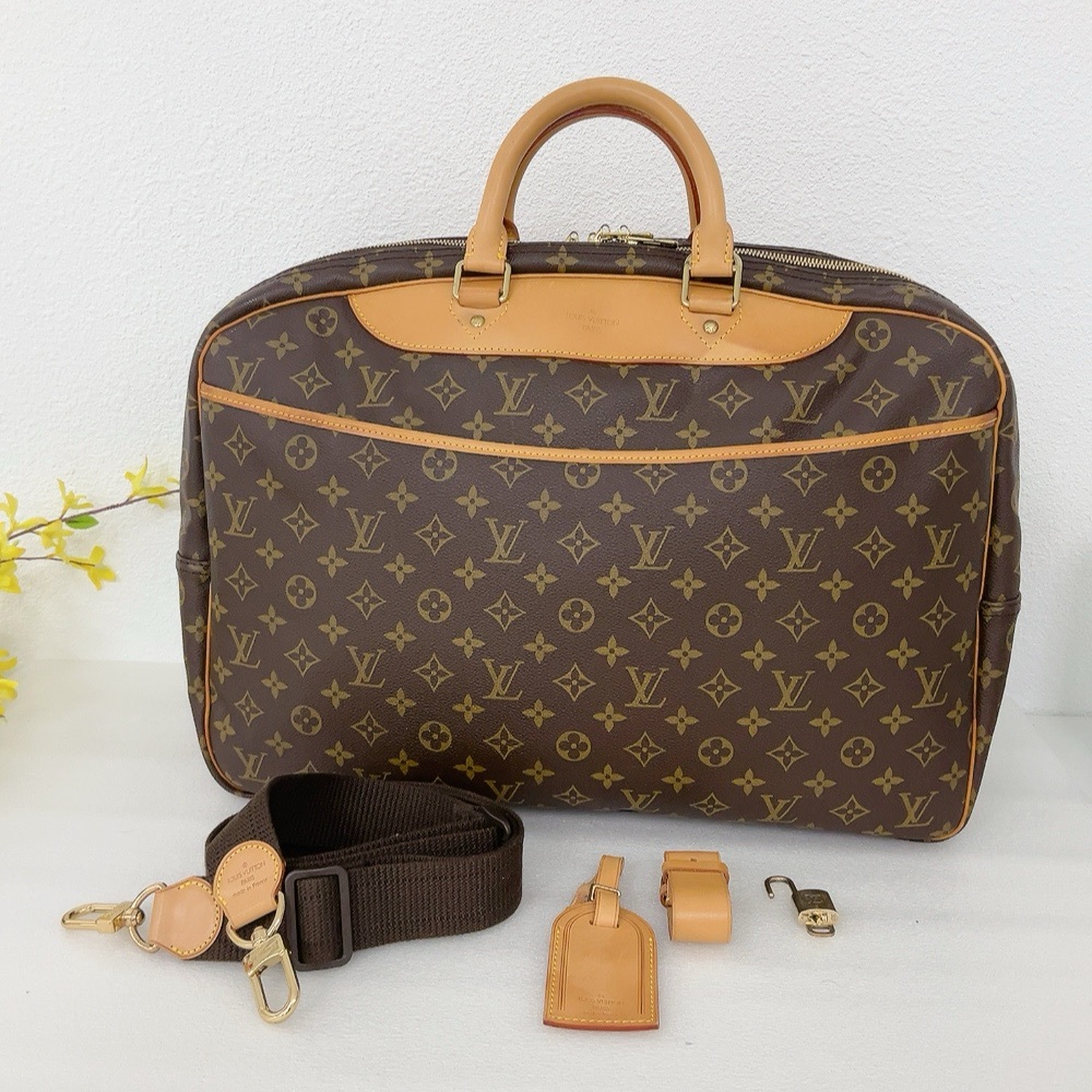 Luxury Brown Monogram Travel Bag